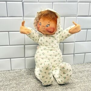 Annalee Christmas Baby Doll in '88 Made in USA Pajamas